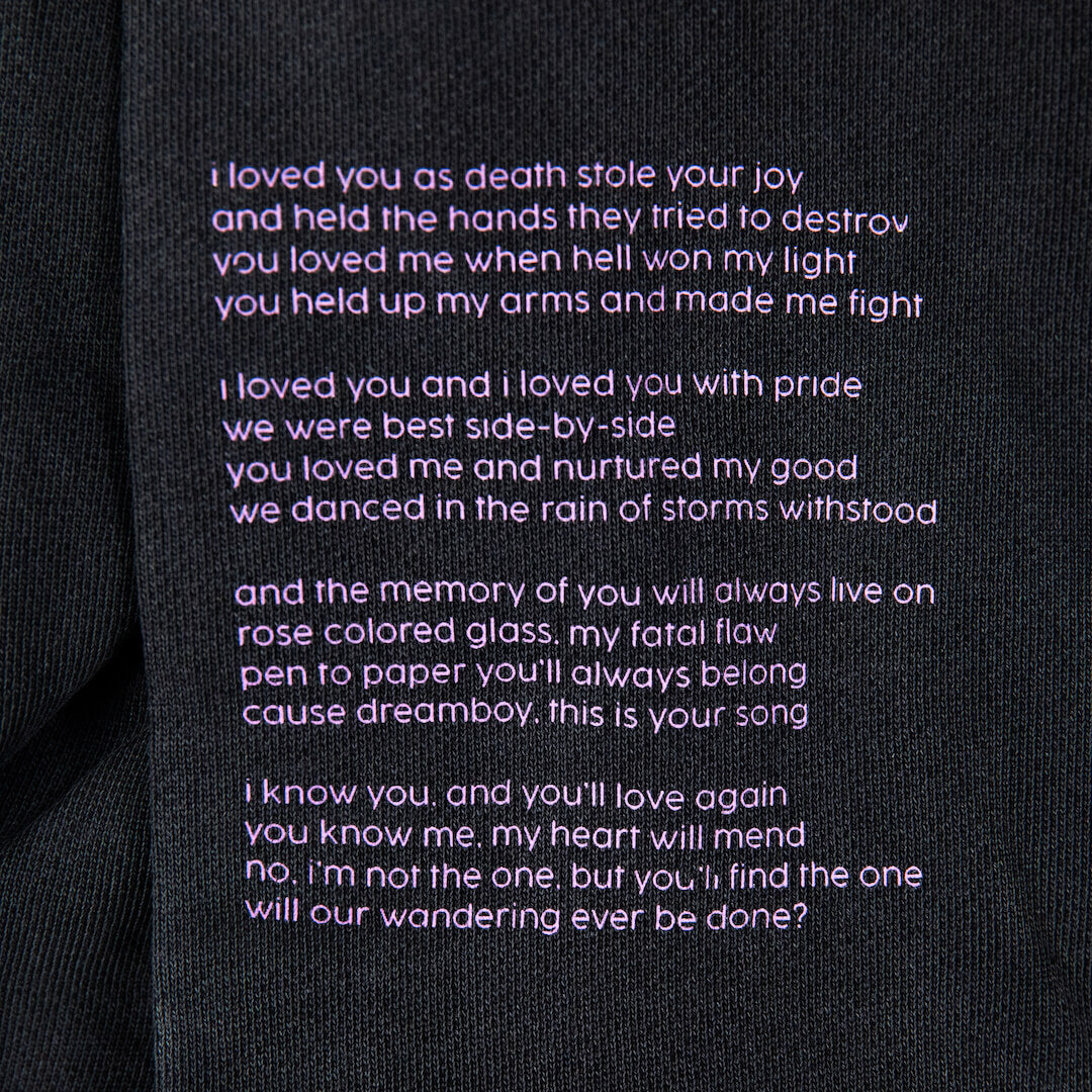 (Misprint) DREAMBOY Lyric Hoodie
